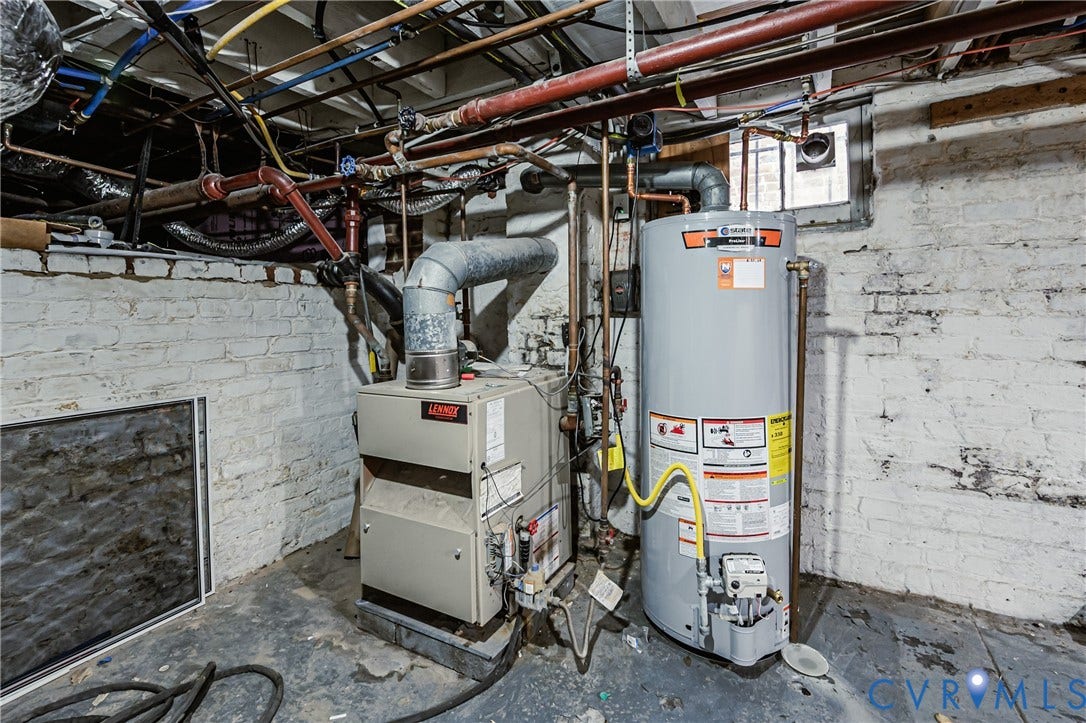 1903 Hanover Avenue, Fan, Richmond, VA 23220 Gas boiler for heat and gas hot water