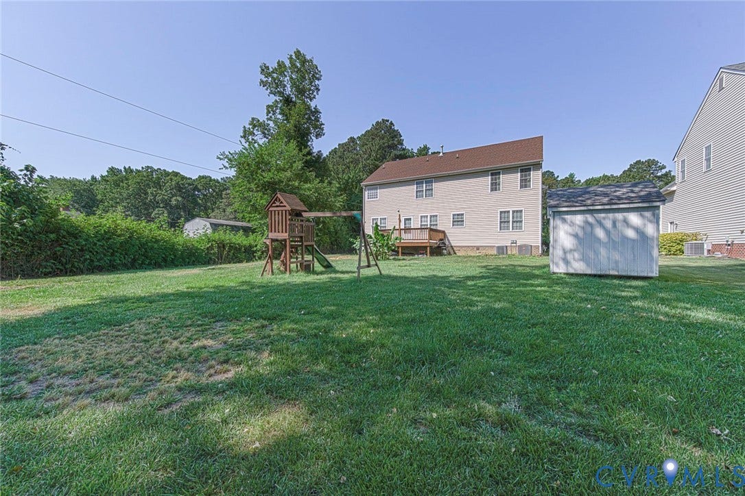 1900 Brilland Court, Glen Allen, VA 23060 Rear of yard.