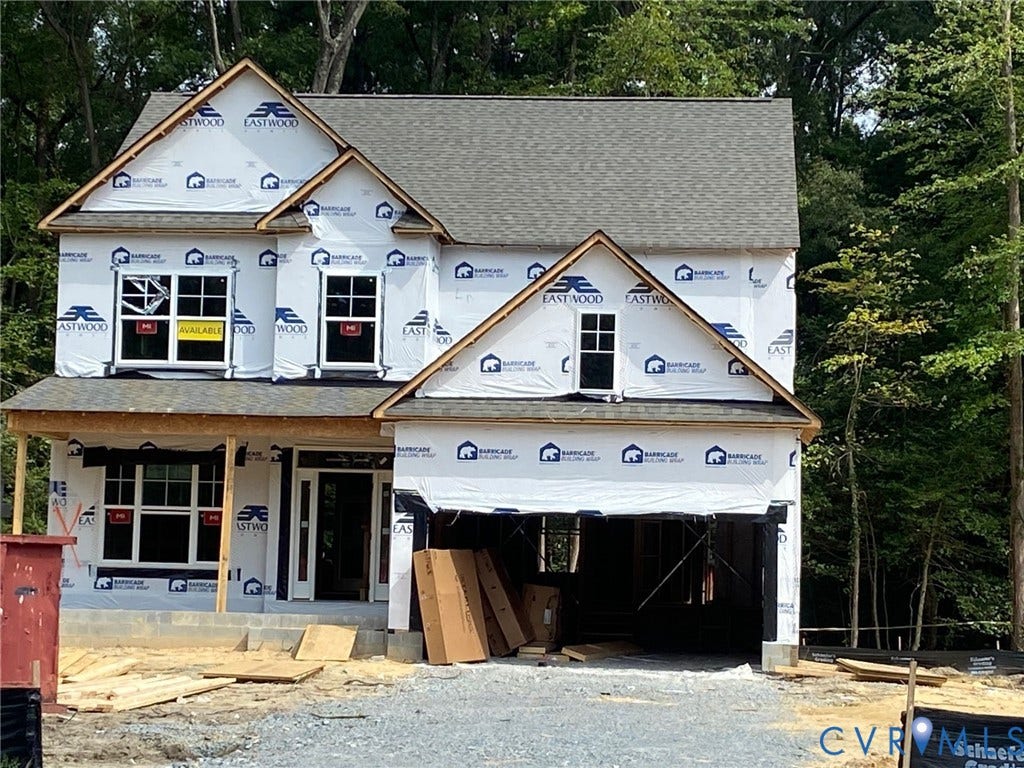 The photo represents the actual property under construction.