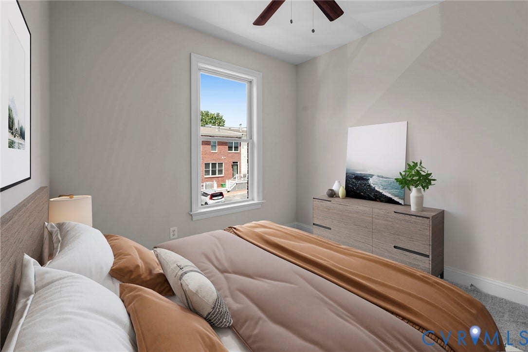 733 S Pine Street, Oregon Hill, Richmond, VA 23220 Virtually staged concept