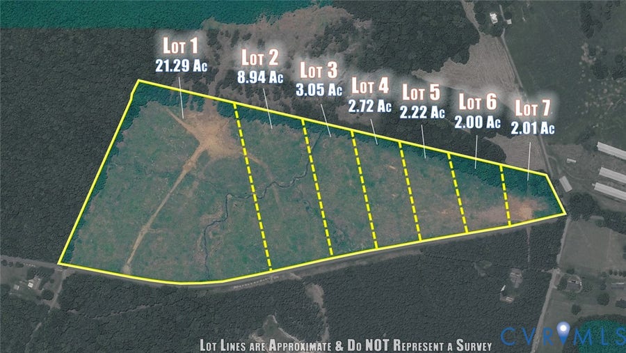 Property photo for Lots 1-7 Sports Lake Road, Cumberland, VA