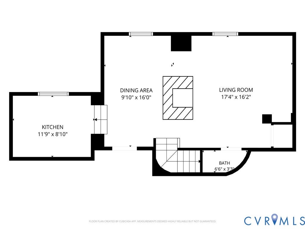 1443 Floyd Avenue, #208, The Fan, Richmond, VA 23220 Floor plan