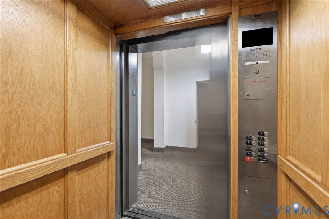 1443 Floyd Avenue, #208, The Fan, Richmond, VA 23220 Modern updates in classic elevator