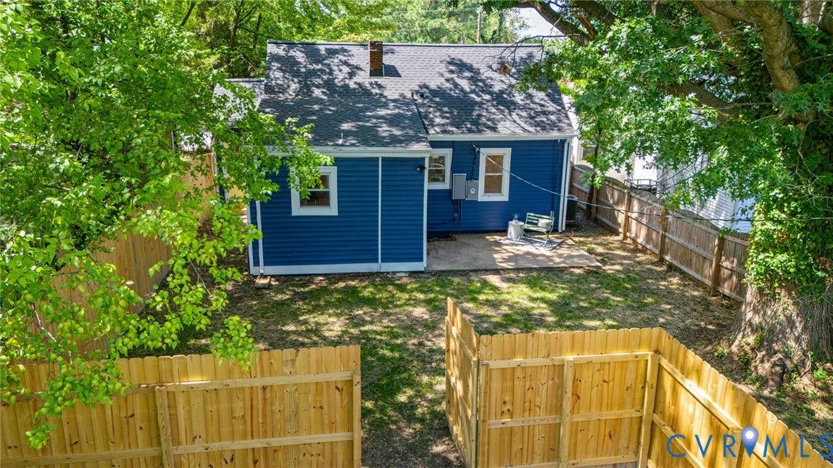 3122 Maplewood Avenue, Stadium, Richmond, VA 23221 arial of rear parking