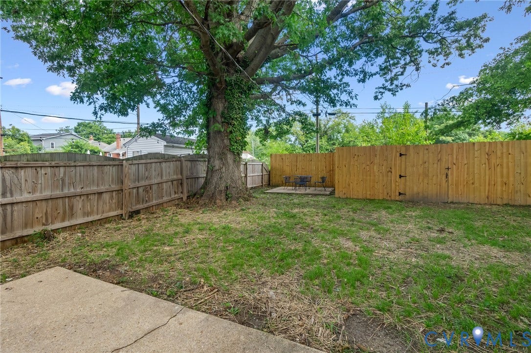 3122 Maplewood Avenue, Stadium, Richmond, VA 23221 A second concrete pad perfect for a out building or second seating area under the shade.
