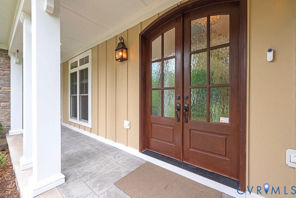 8853 Porto Court, Viniterra Estates, New Kent, VA 23124 Elevated Front Porch