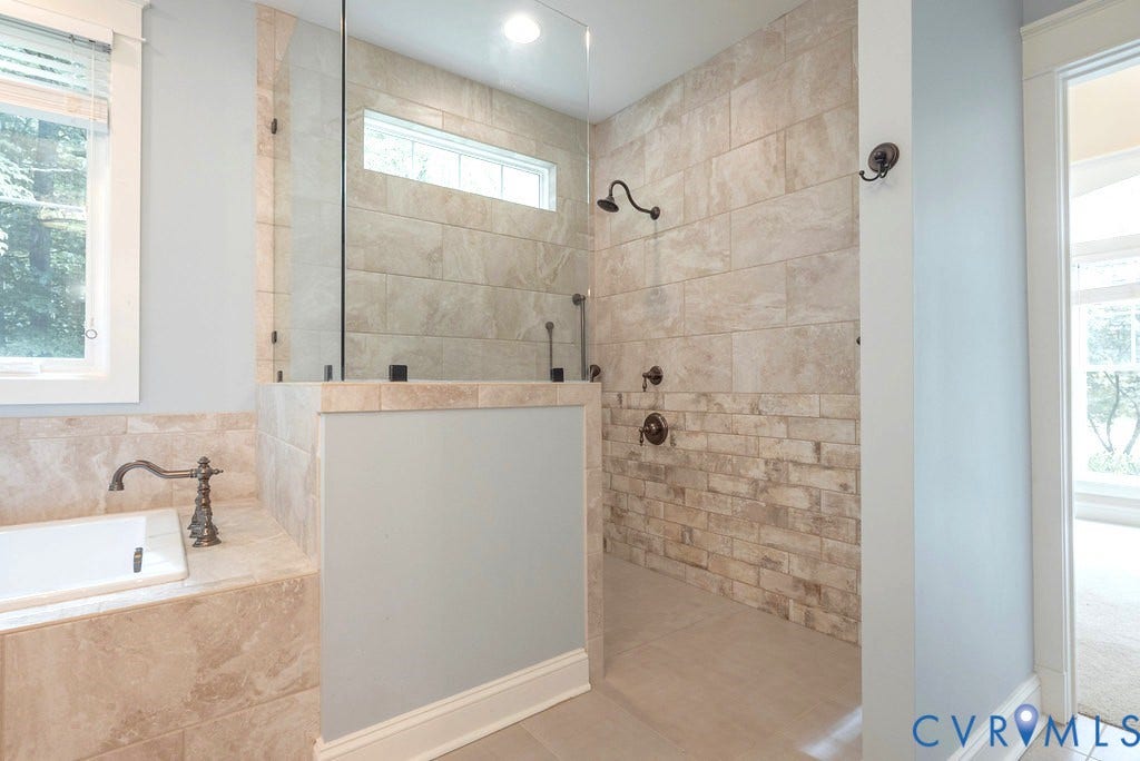 8853 Porto Court, Viniterra Estates, New Kent, VA 23124 Incredible Shower with Seat