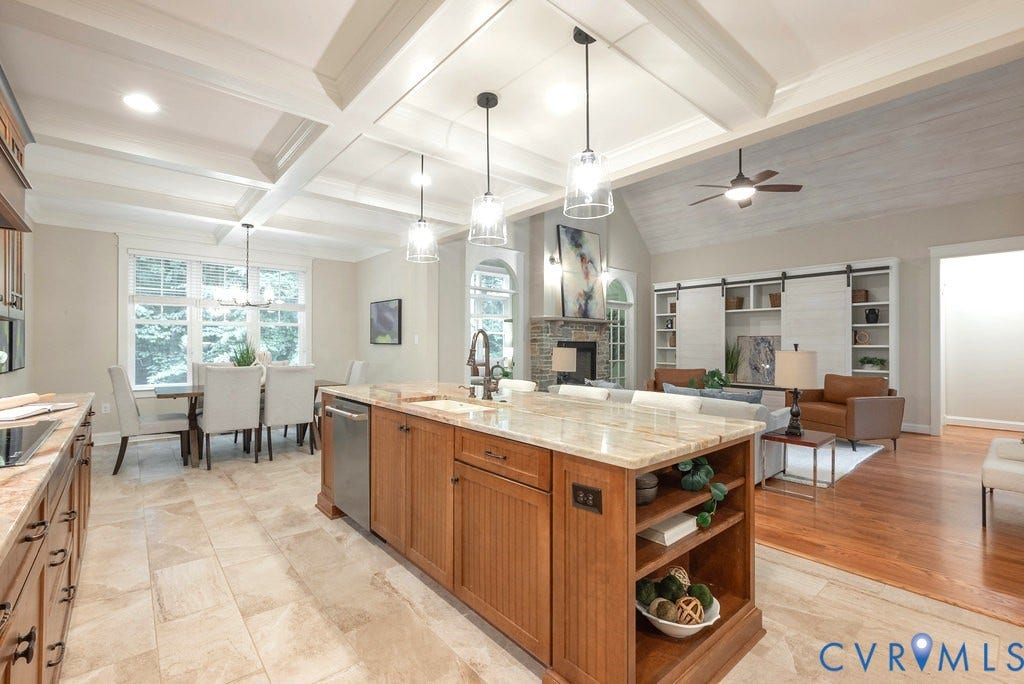 8853 Porto Court, Viniterra Estates, New Kent, VA 23124 HUGE island