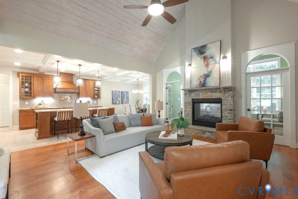 8853 Porto Court, Viniterra Estates, New Kent, VA 23124 Vaulted and Open