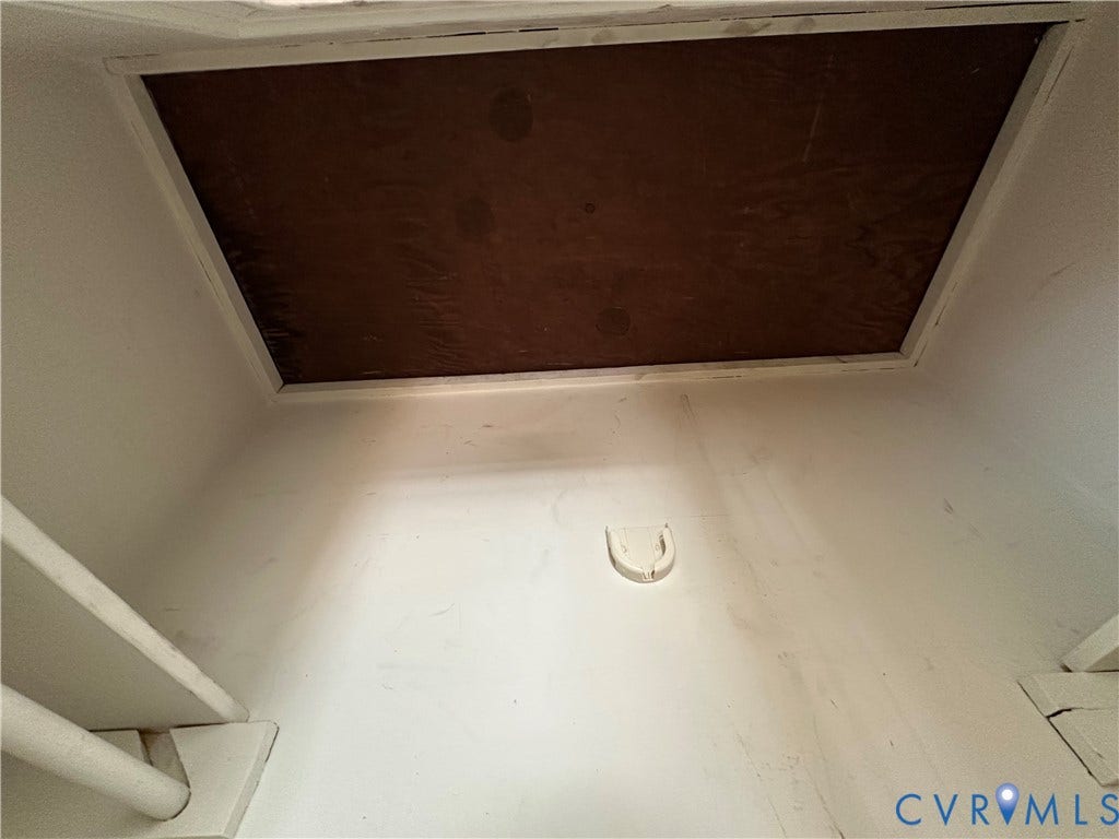 2107 Barclay Road, Lakeside, Henrico, VA 23228 attic entry