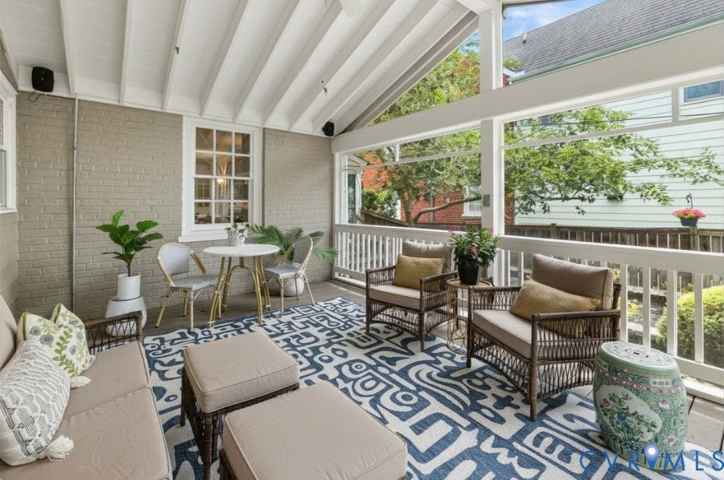 4009 Hanover Avenue, Malvern Gardens, Richmond, VA 23221 Screened Porch