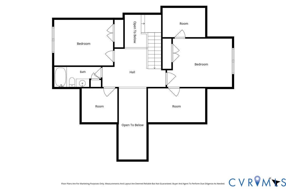 11920 Montfort Circle, Grey Oaks, Glen Allen, VA 23059 Second floor floorplan