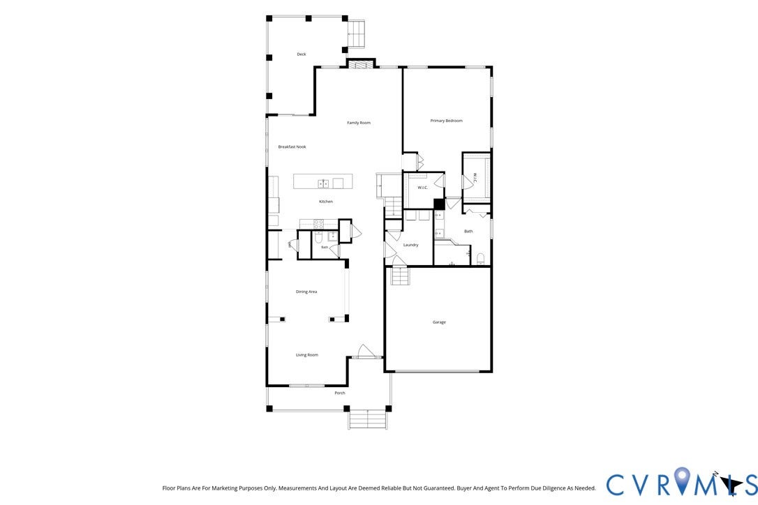 11920 Montfort Circle, Grey Oaks, Glen Allen, VA 23059 First floor floorplan