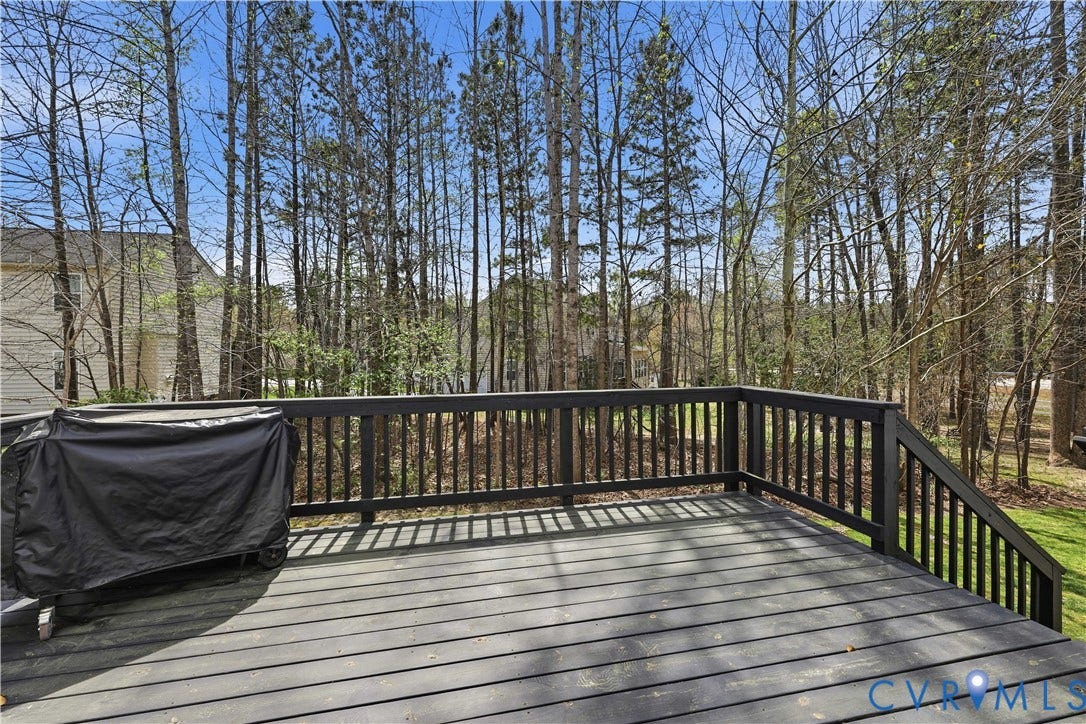 5225 Timsbury Pointe Drive, Chester, VA 23831 Back Deck