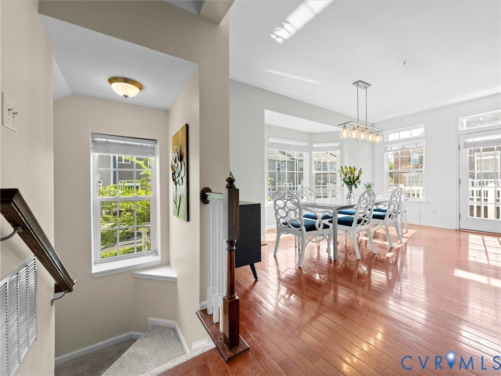 3806 Pumpkin Seed Lane, West Broad Village, Glen Allen, VA 23060 stairs from second floor to ground level