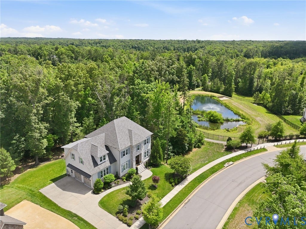 2019 Tulip Hill Drive, The Oaks, Midlothian, VA 23112 Seasonal Views of Pond
