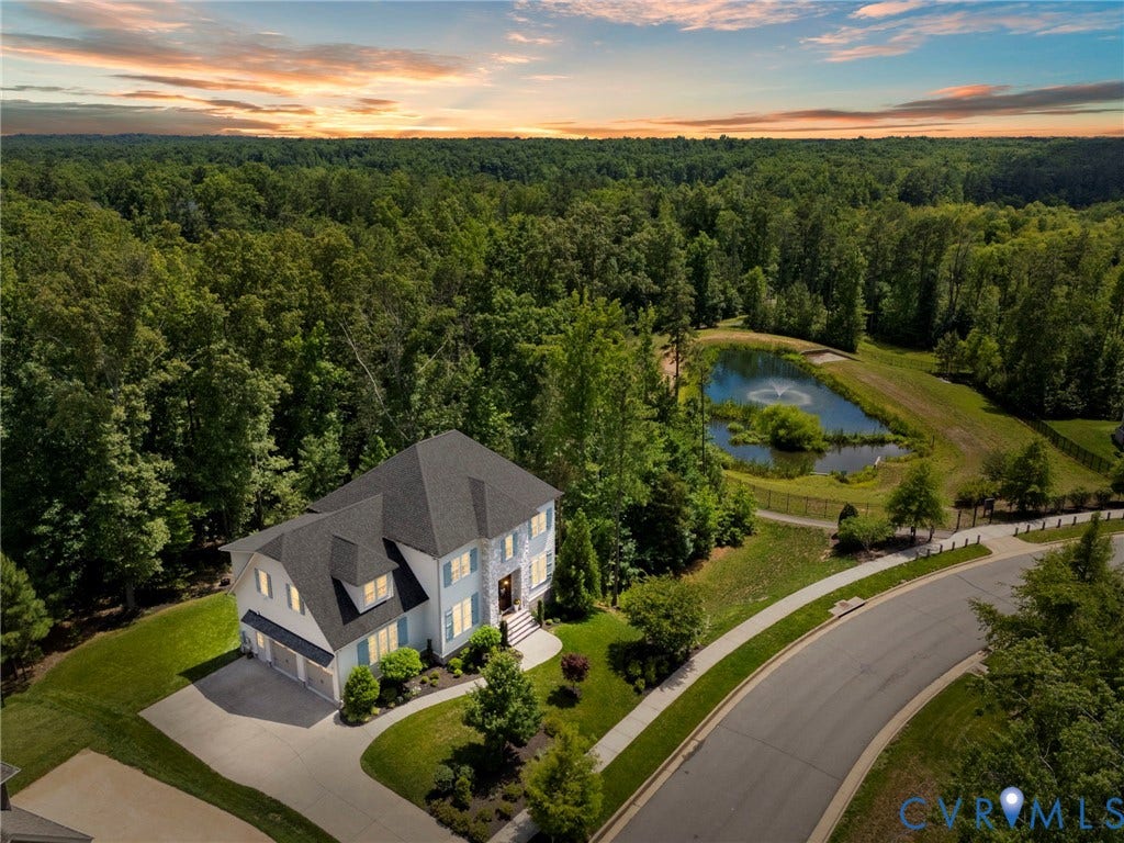 2019 Tulip Hill Drive, The Oaks, Midlothian, VA 23112 Stunning and Private Lot