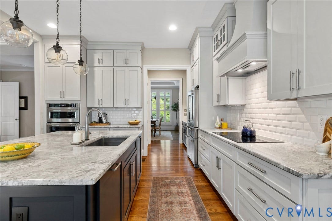 2019 Tulip Hill Drive, The Oaks, Midlothian, VA 23112 Kitchen Aid Fridge & Wall Ovens, Wolf Cooktop
