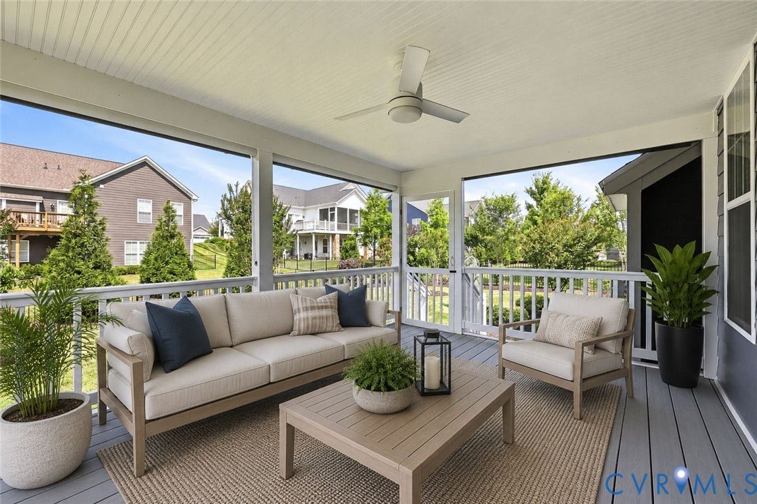 12280 N Crossing Drive, Readers Branch, Goochland, VA 23103 Screen Porch