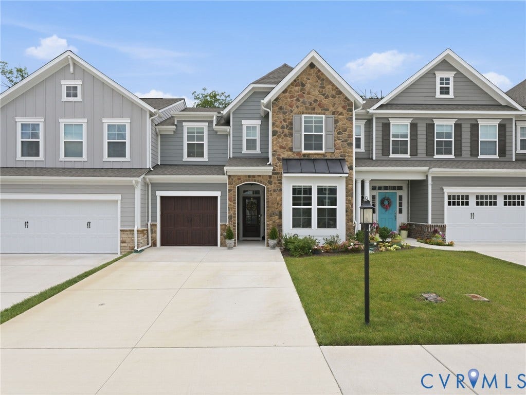 9237 Cerulean Place, Richmond, VA 23238 9237 Cerulean Place. Distinctive stonework, a deep-set dramatic entrance, and thoughtful design create a front elevation with stunning curb appeal.