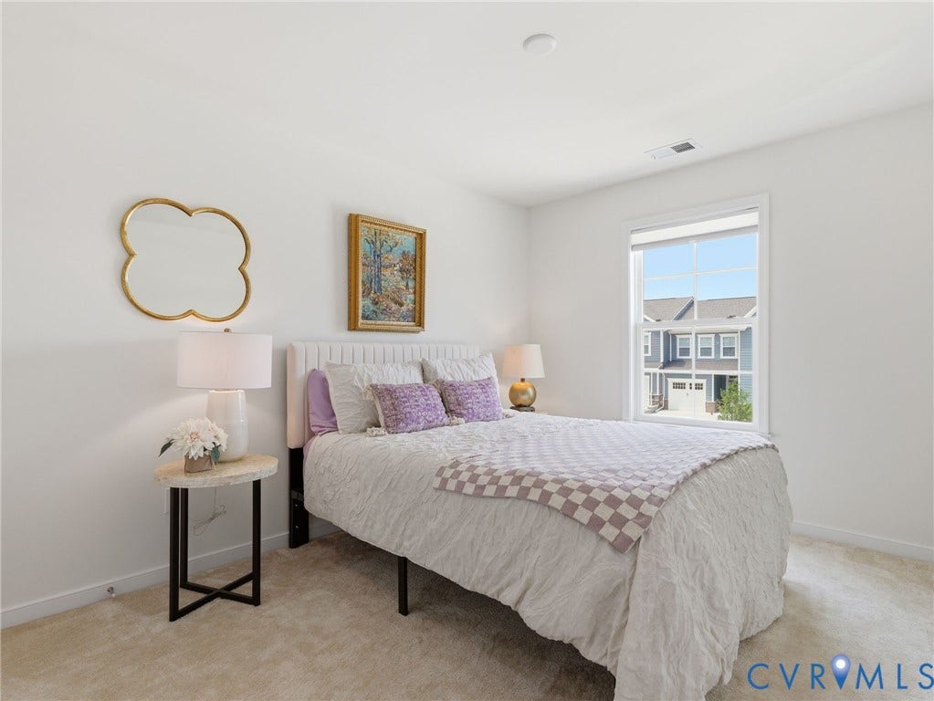 9237 Cerulean Place, Richmond, VA 23238 Bedroom # 3 - Comfort meets practicality w/soft carpeting, a roomy closet, and beautiful natural light.