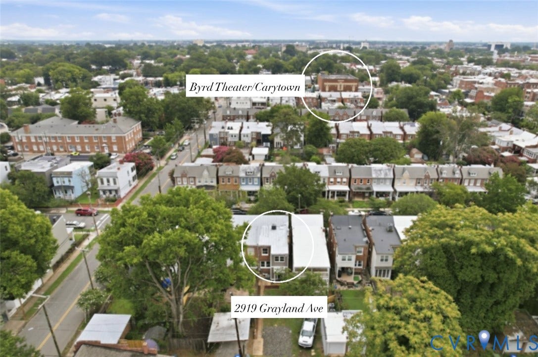 2919 Grayland Avenue, Byrd Park/ Carytown, Richmond, VA 23221 Homes close proximity to Carytown Richmond