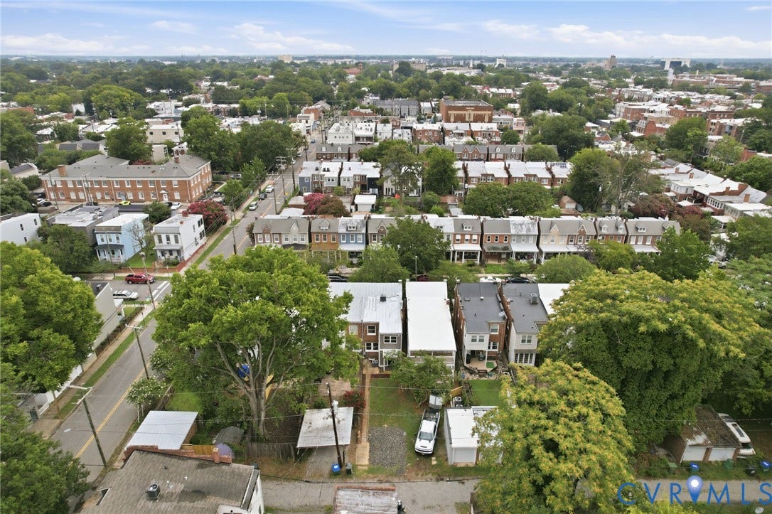 2919 Grayland Avenue, Byrd Park/ Carytown, Richmond, VA 23221 Aerial view facing Carytown