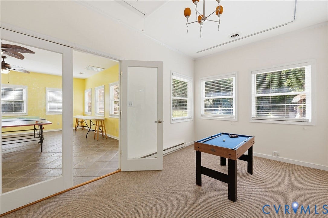 1375 Gills Road, Powhatan, VA 23139 Additional room inside the pool house, could be used as and office.