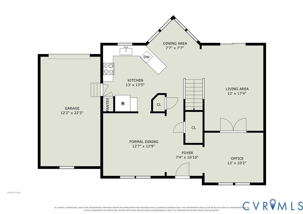 931 Hunters Run Drive, Henrico, VA 23223 Floor plan