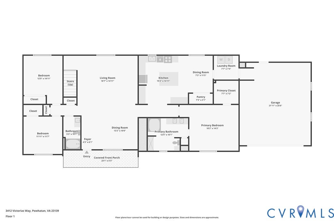 3412 Victorias Way, Powhatan, VA 23139 Floor plan