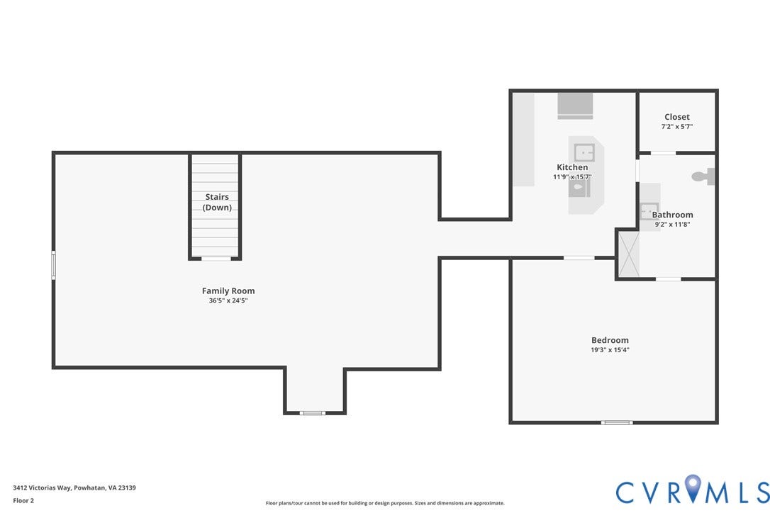 3412 Victorias Way, Powhatan, VA 23139 Floor plan