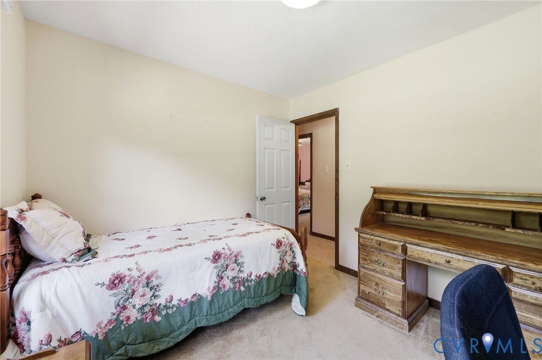 10111 Tunstall Road, New Kent, VA 23124 Neutral wall color with carpeted flooring throughout