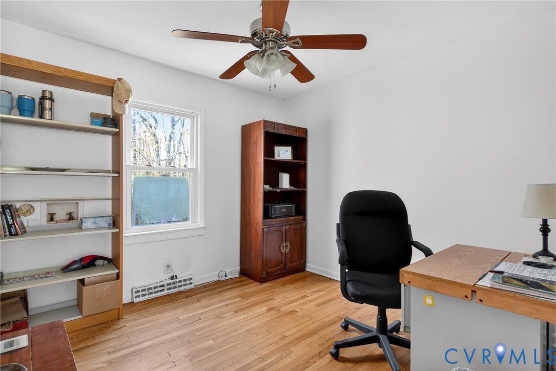 303 W 8th Street, Town Of Mineral, Mineral, VA 23117 Office or Bedroom, Hardwood Floors, Ceiling Fan