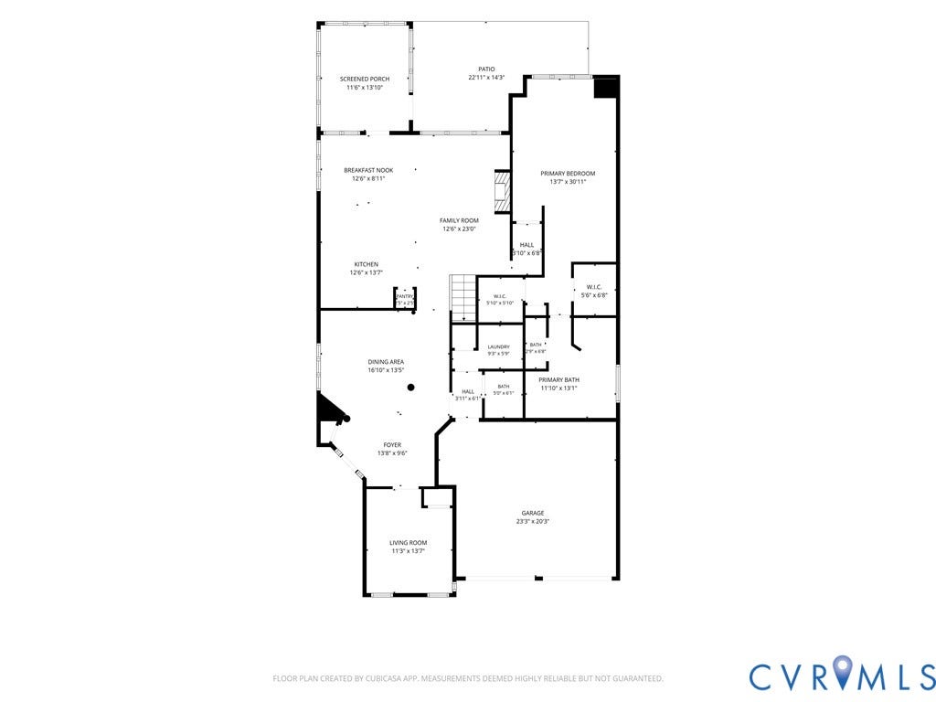 1020 Belva Court, Glen Allen, VA 23059 Floor plan