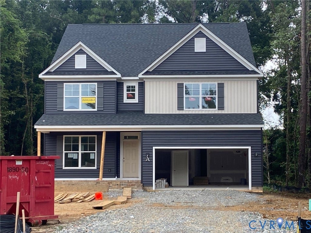 The photo represents the actual property under construction.