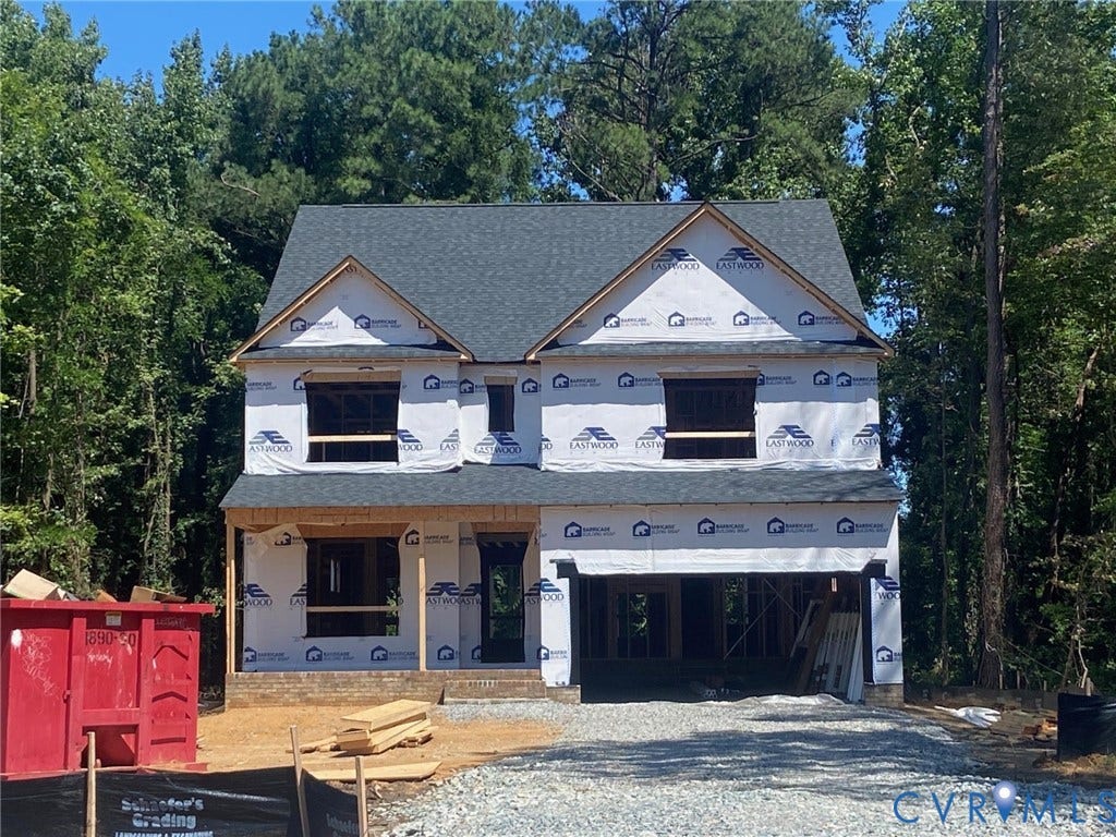 The photo represents the actual property under construction.