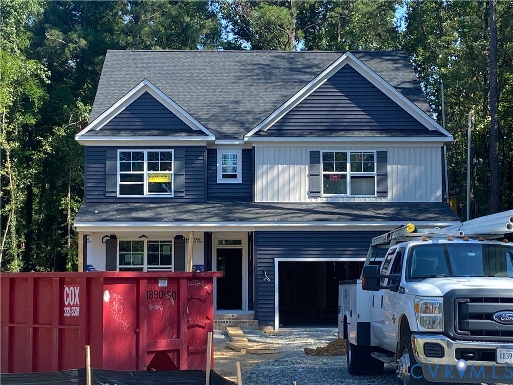 The photo represents the actual property under construction.