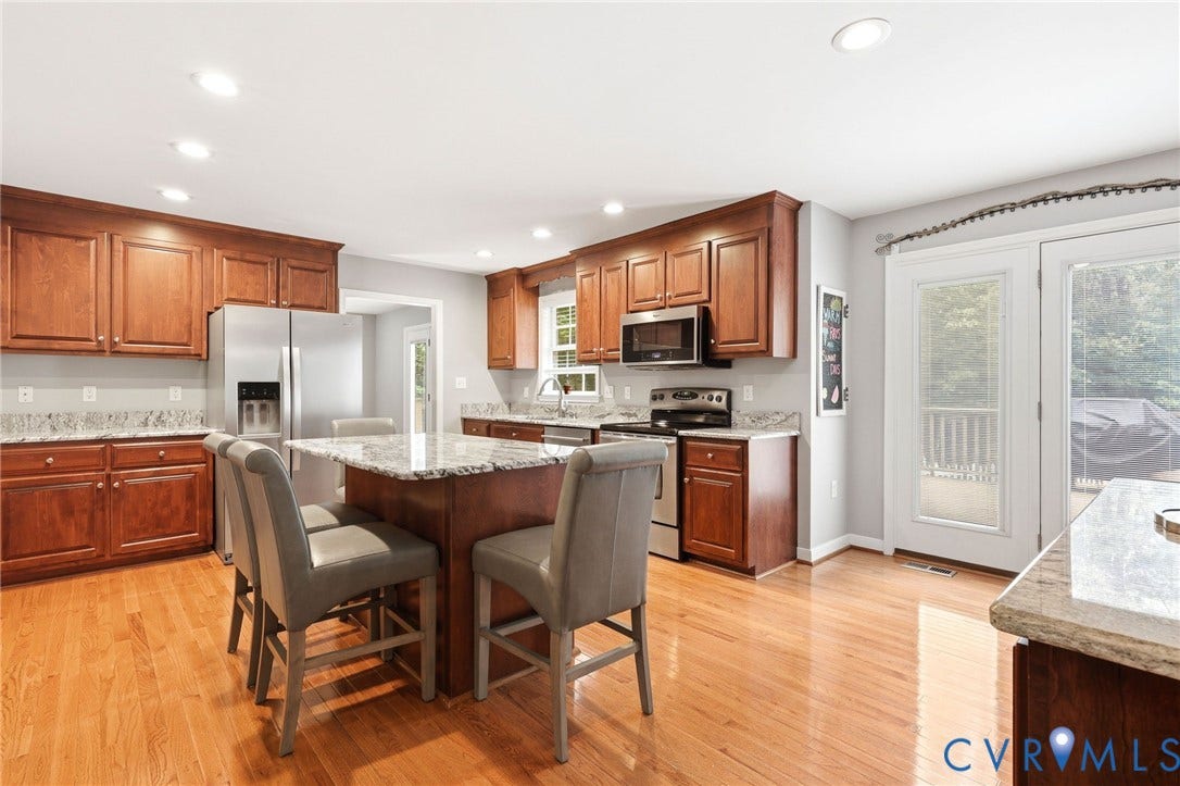 12301 Hulsey Drive, Chesterfield, VA 23838 Stainless steel appliances convey