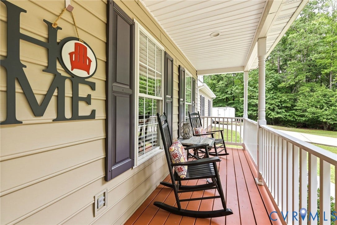 12301 Hulsey Drive, Chesterfield, VA 23838 Relax on the lovely front porch
