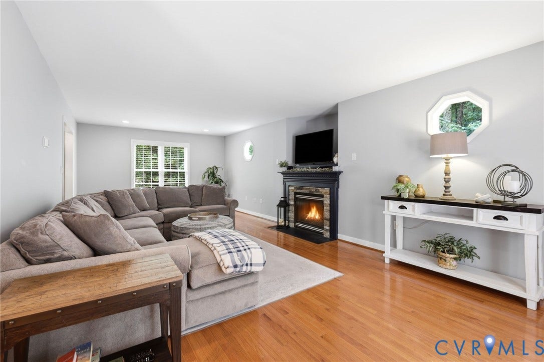12301 Hulsey Drive, Chesterfield, VA 23838 Cozy gas fireplace