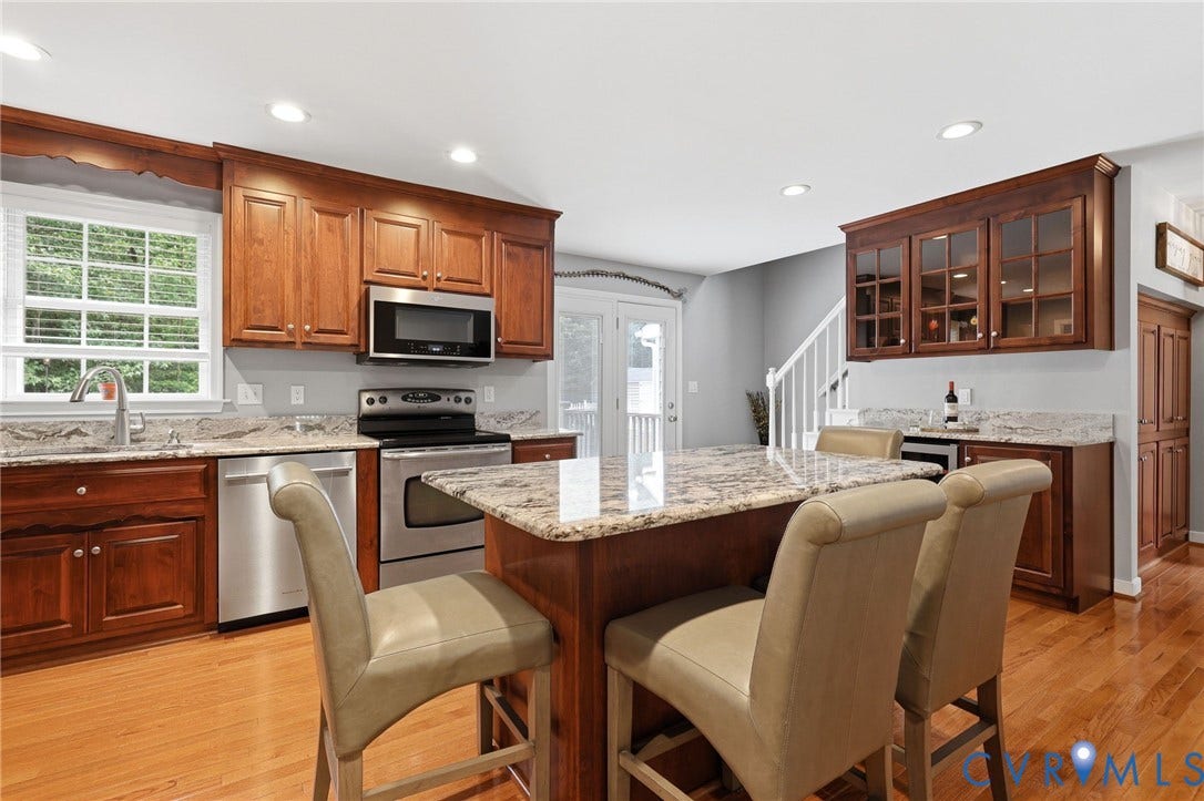 12301 Hulsey Drive, Chesterfield, VA 23838 Large island perfect for meal prep or casual dining