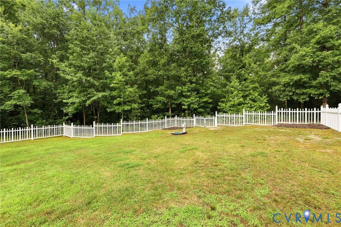 12301 Hulsey Drive, Chesterfield, VA 23838 Fully fenced back yard