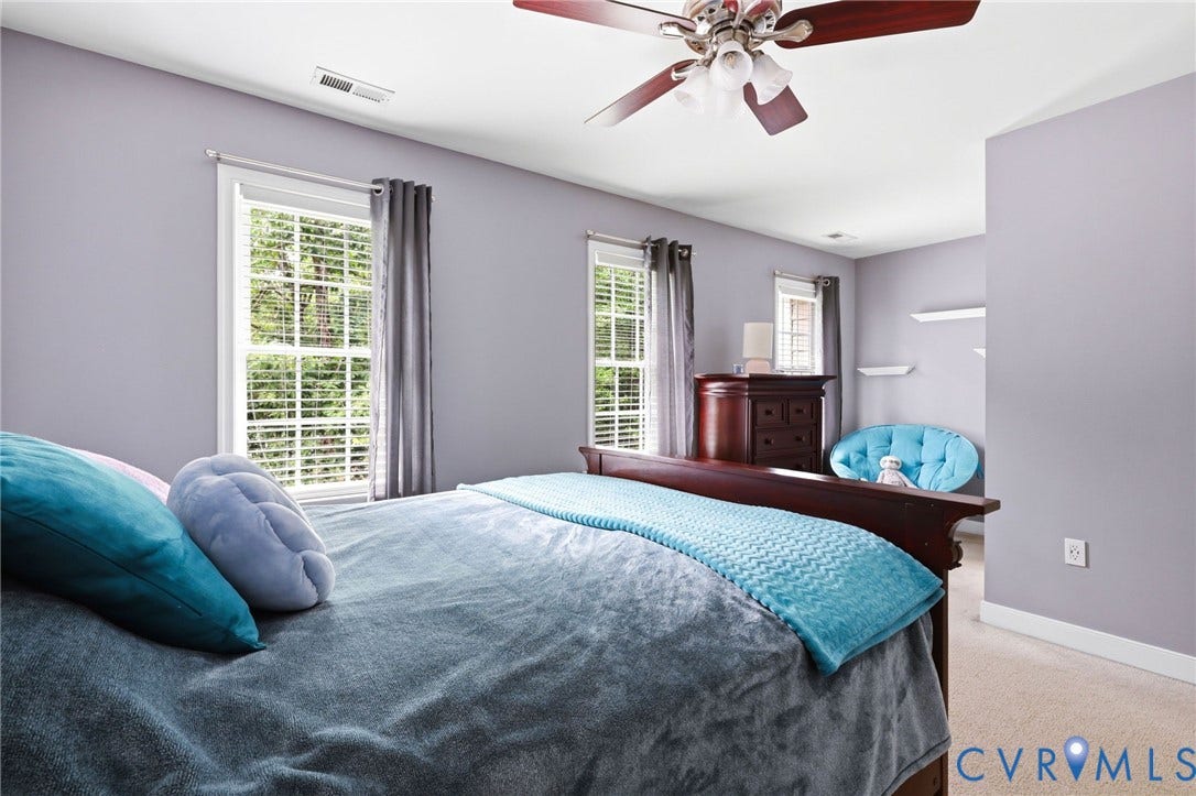 12301 Hulsey Drive, Chesterfield, VA 23838 Reading nook and walk in closet in