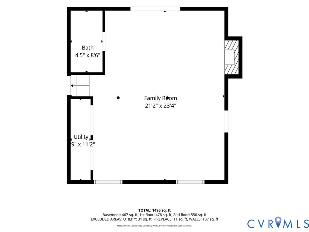 2817 Lito Road, Glen Allen, VA 23060 Basement level