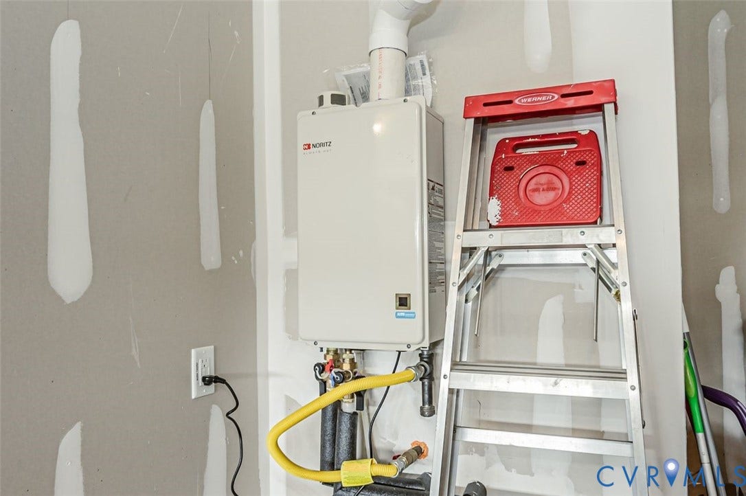 8187 Winter Fog Drive, New Kent, VA 23124 tankless water heater