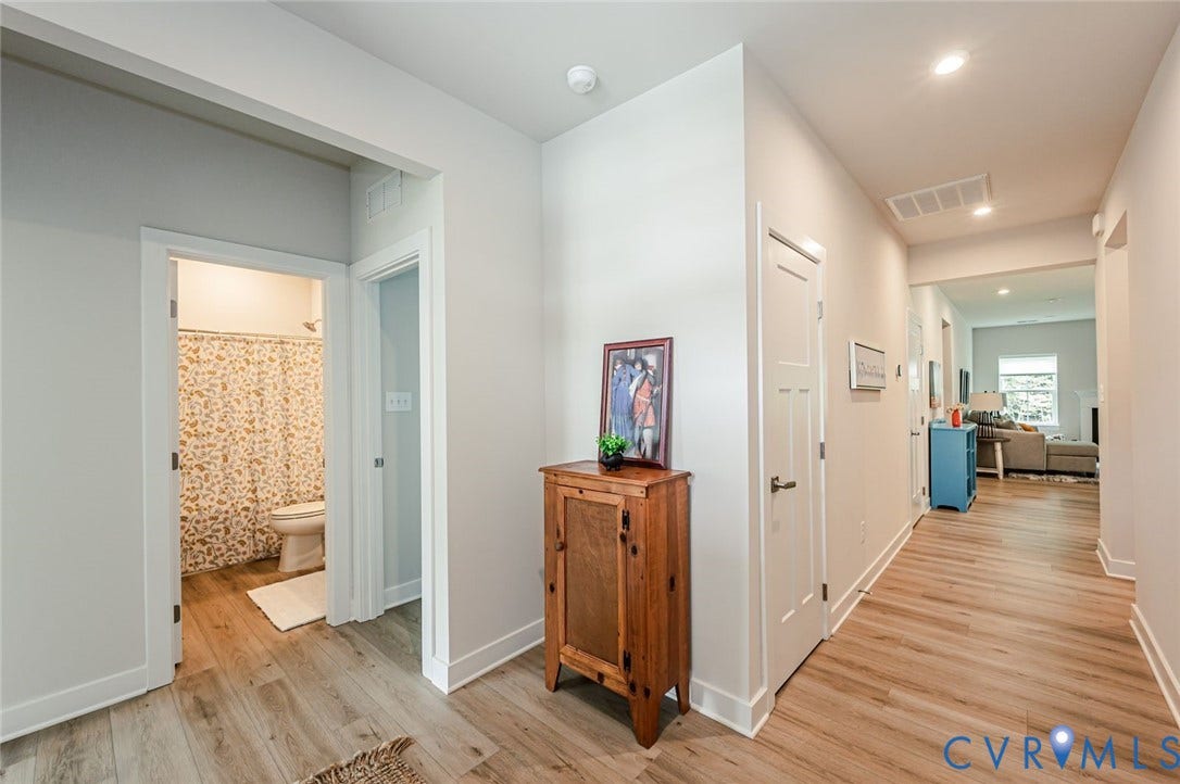 8187 Winter Fog Drive, New Kent, VA 23124 hallway to living area