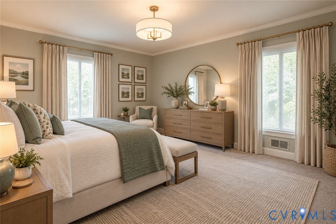 24601 Pear Orchard Road, Moseley, Moseley, VA 23120 Virtually Staged Using AI