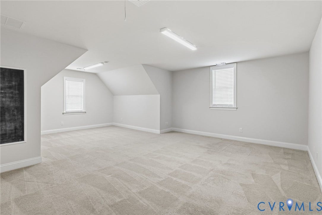 2936 Bayfront Way, Midlothian, VA 23112 Huge bonus room that could easily be used as a 5th bedroom.