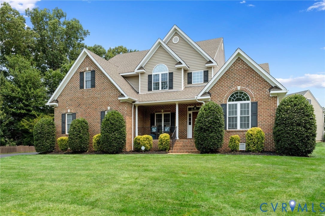 2936 Bayfront Way, Midlothian, VA 23112 Located on a large, cul-de-sac lot with low maintenance brick and vinyl siding, country front porch, 2 car side entry garage, paved driveway sealed in 2025, front/rear/side high-end irrigation system and Trex deck that overlooks the spacious rear yard! Convenient to 288, Powhite PKWY, restaurants, shopping and so much more!