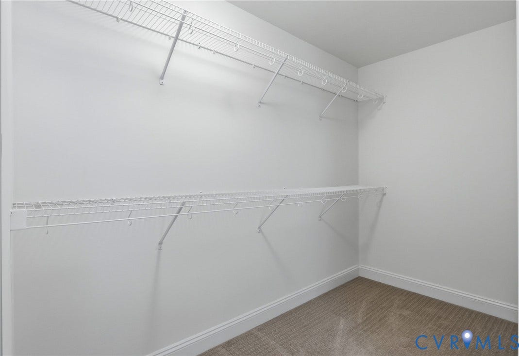 10880 Farmstead Mill Lane, Glen Allen, VA 23059 Interior closet with carpet flooring
